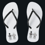 Biker Motorcycle Wedding Flip Flops Beach Footwear<br><div class="desc">Biker motorcycle wedding flip flops. Perfect for a biker motorcycle themed fun casual wedding or to wear on your honeymoon.</div>
