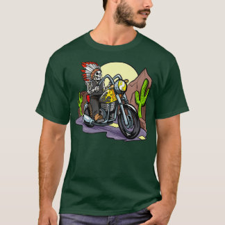 Biker Motorcycling Skeleton OnThe Bike Motorcyclis T-Shirt