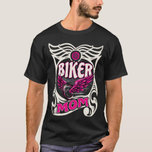 Biker Mum Motorcycle Mother Women T-Shirt