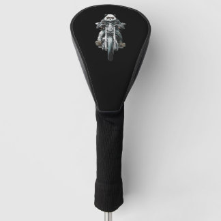 Biker Panda Golf Head Cover