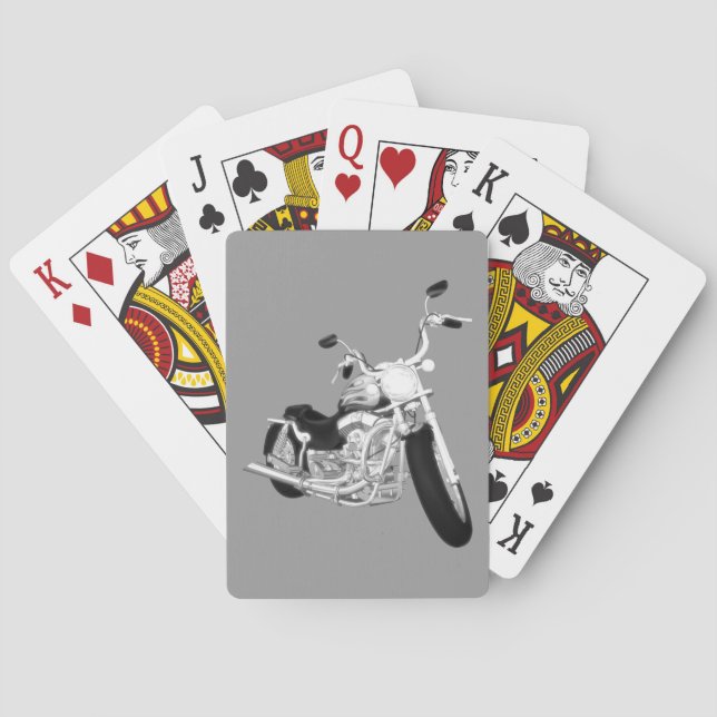 BIKER PLAYING CARDS (Back)