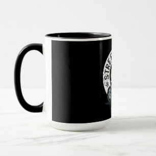 Biker Scorcher on a Motorcycle Mug