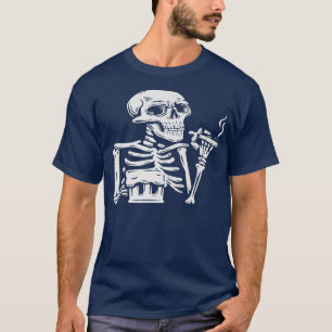 Biker Skeleton Death Mystic Bone 233 T-Shirt