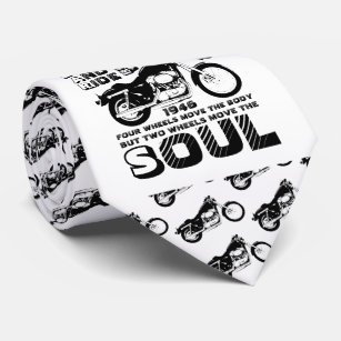 Biker Soul, Personalised Date of Birth Tie