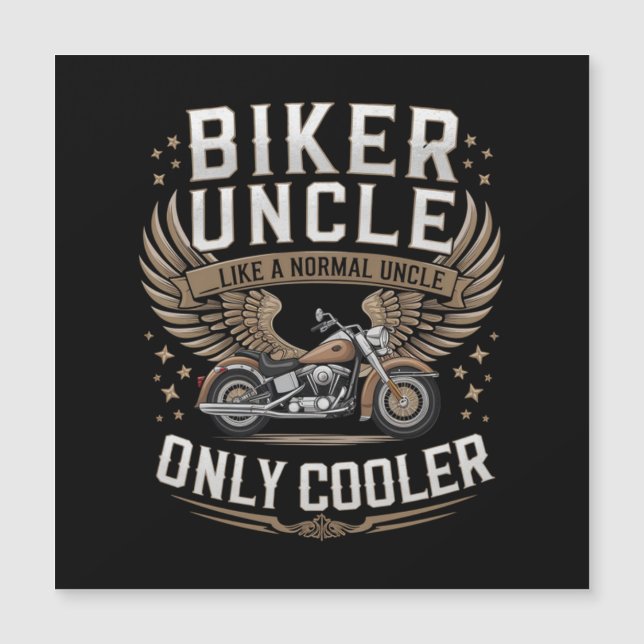 Biker Uncle Motorcycle Father's Day (Front)