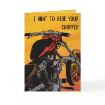 biker Valentine card