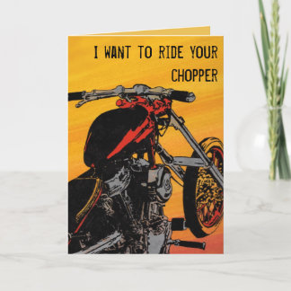 biker Valentine card
