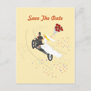 Biker Wedding Save The Date Invitation