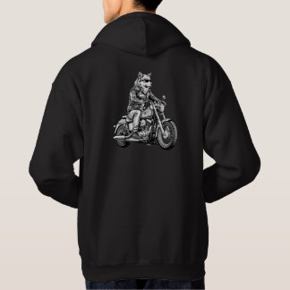 Biker Wolf Hoodie