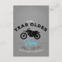 Biker year older