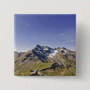 biker´s point, grossglockner 15 Cm Square Badge