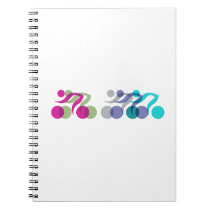 Bikers cool logo notebook