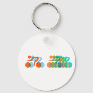 Bikers, Cyclers Freaks Key Ring