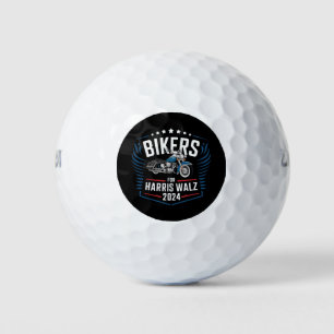 Bikers For Harris Walz 2024 Harris Waltz 2024 Golf Balls
