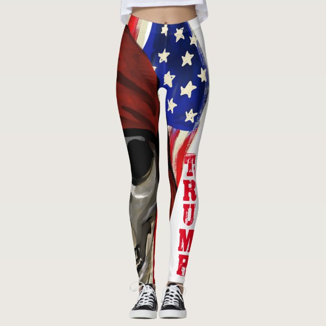 BIKERS FOR TRUMP LEGGINGS (Front)