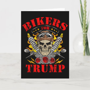 Bikers For Trump Motorcycle Club Riders Card