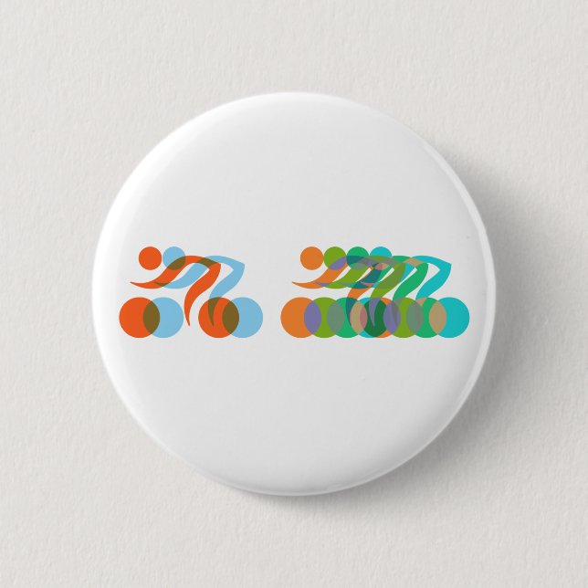 Bikers Freak 6 Cm Round Badge (Front)