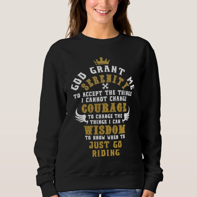 Bikers Prayer American Motorcycles Lovers Sweatshirt (Front)