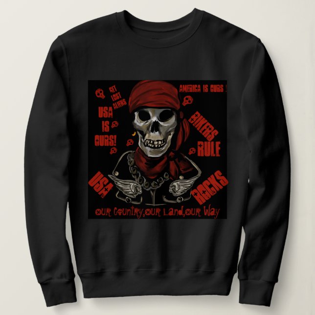 BIKERS T-Shirt Sweatshirt (Design Front)