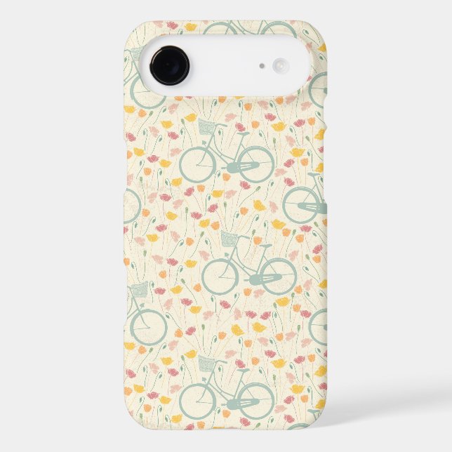 Bikes and Flowers Pattern Design (Back)