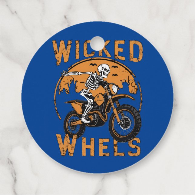 Bikes and Ghost Road Favour Tags (Back)