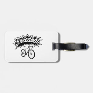 Bikes Are Freedom Luggage Tag