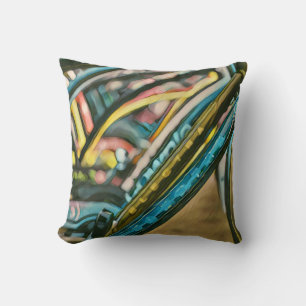 Bikes artwork cushion