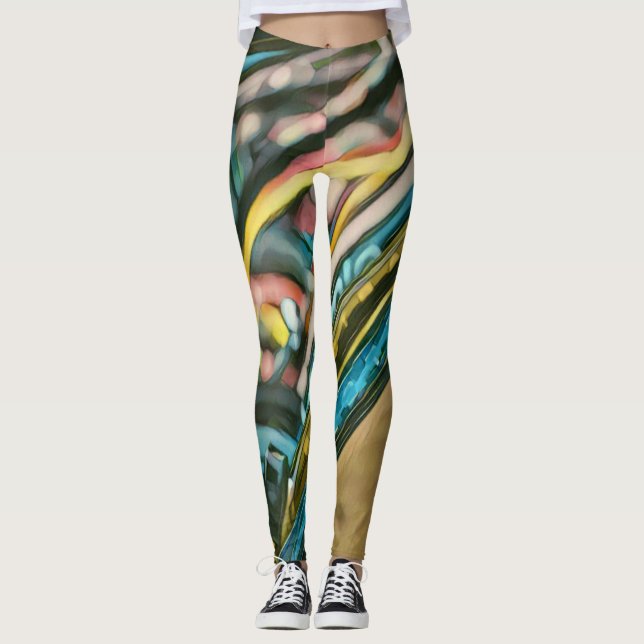Bikes artwork leggings (Front)