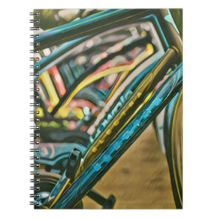 Bikes artwork notebook