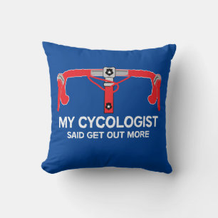 Bikes -  Bicycles - Bike Racing - Life Behind Bars Cushion