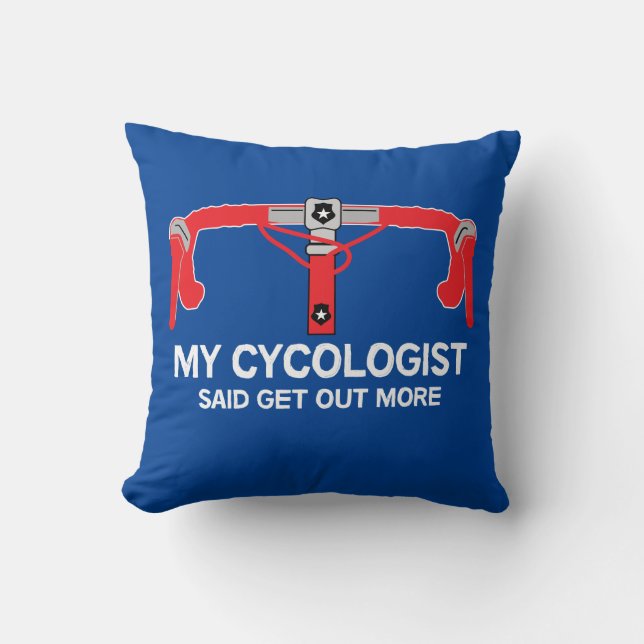 Bikes -  Bicycles - Bike Racing - Life Behind Bars Cushion (Front)