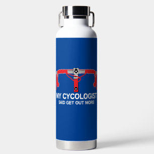 Bikes - Bicycles - Bike Racing - Life Behind Bars Water Bottle