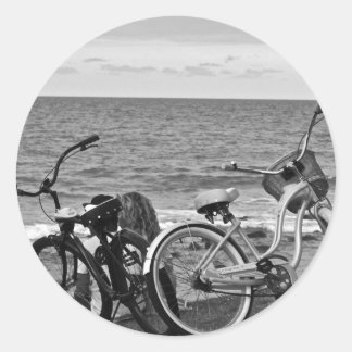 Bikes by the Sea Classic Round Sticker