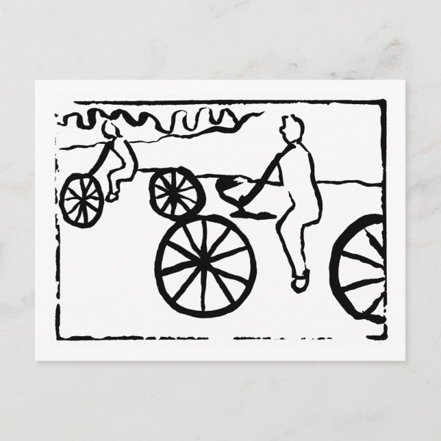Bikes Postcard (Front)
