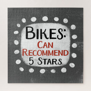 Bikes Review 5 Stars Jigsaw Puzzle