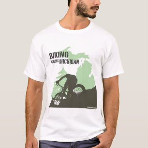 Biking Across Michigan T-Shirt