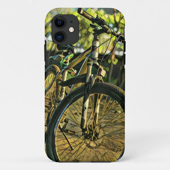 Biking Artwork Case-Mate iPhone Case (Back)