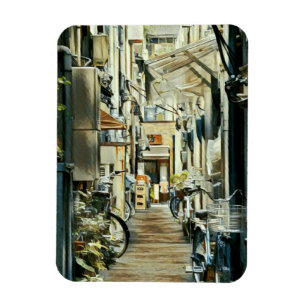 Biking Artwork Magnet