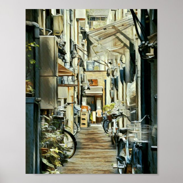 Biking Artwork Poster (Front)