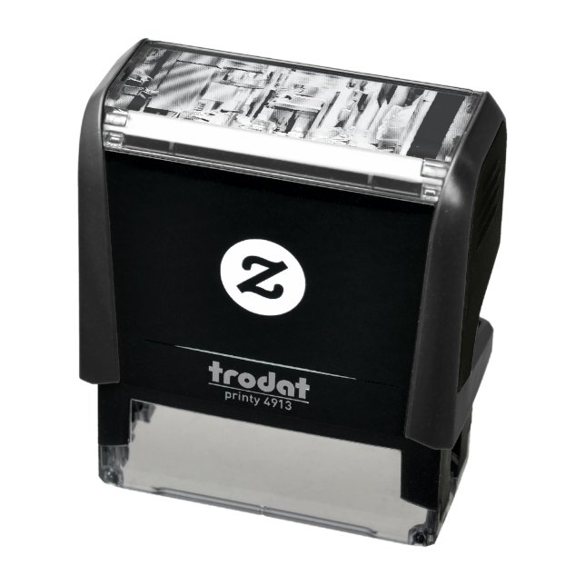 Biking Artwork Self-inking Stamp (Product)