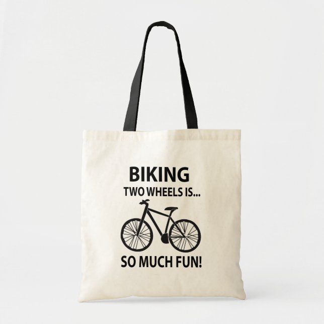 Biking Bicycle Cycling Cyclist Biking Tote Bag (Front)