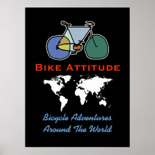 biking / bicycle walldecor poster