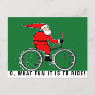 biking Christmas cards