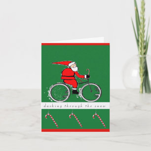biking Christmas cards