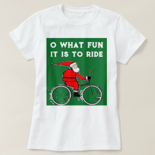 Biking Christmas Gear T-Shirt