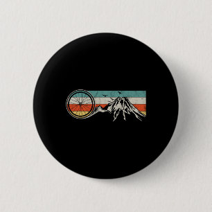 Biking Cycling Mtb Mountain Bike 6 Cm Round Badge
