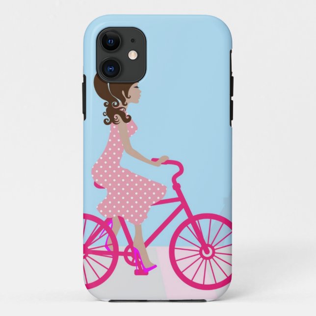 Biking in Paris iPhone 5/5S Case (Back)