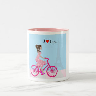 Biking in Paris Mug