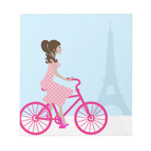 Biking in Paris Notepad