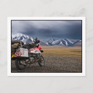 Biking in the Altai Mountains - Mongolia Postcard
